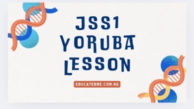 JSS1 Yoruba Lesson Note -Second