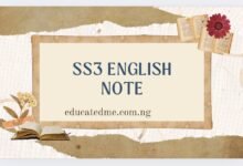 SS3 English Lesson Note- Second Term