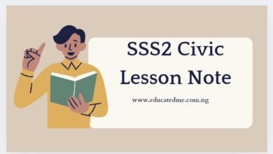 SSS2 Civic Education Lesson Note- Second Term