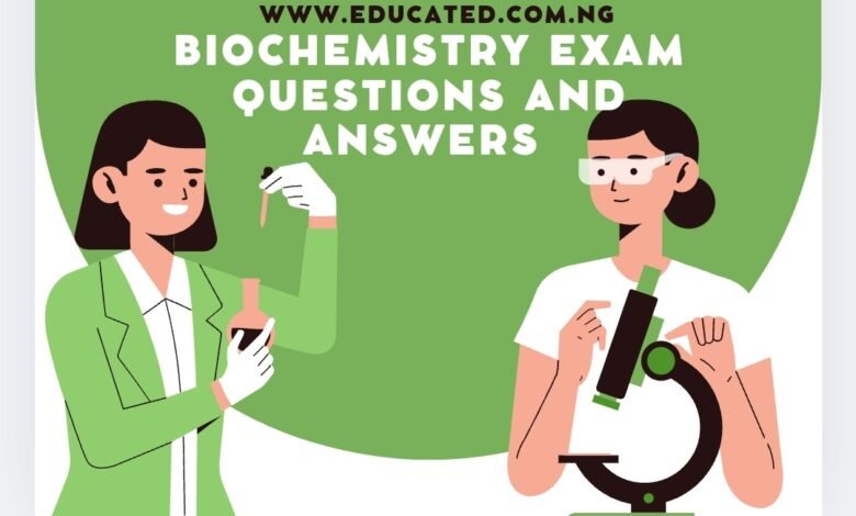 Biochemistry Past Questions for 200 Level Students | Exam Prep