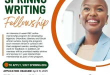 Sprinng Writing Fellowship 2025